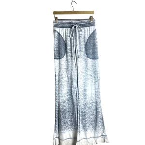 Free People • AS IS Cozy Girl Wide Leg Burnout Lightweight Lounge Pants.